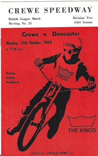Crewe doncaster 10 1969 - v, 13/10/1969