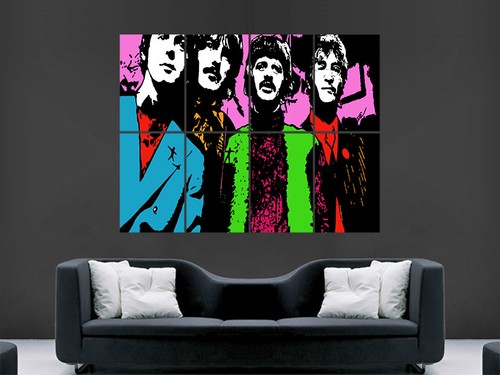 The beatles trippy poster - the,