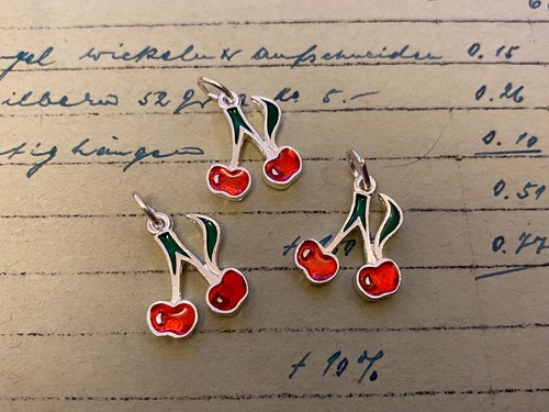 Three genuine vintage silver