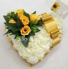 Heart Artificial Silk Funeral