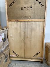 Wood shipping crate