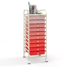 10 Drawers Storage Trolley