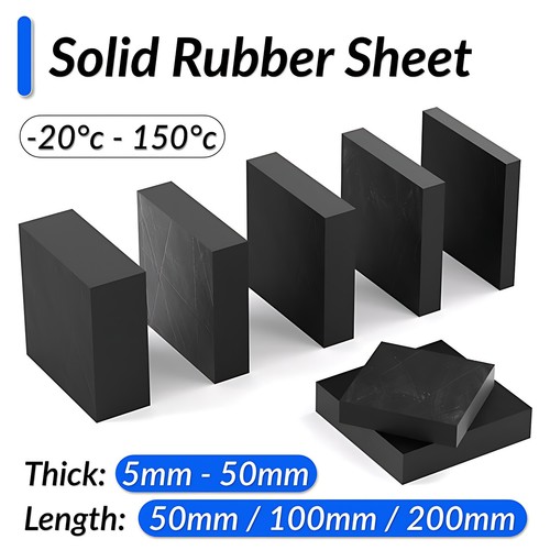 Solid rubber sheeting - solid,