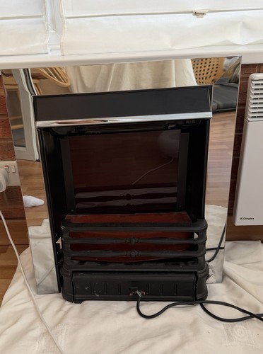 Electric fire chrome - fire,