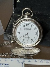 Swiss Made Cardinal 1 Jewel Pocket/Fob Watch. Working Order.