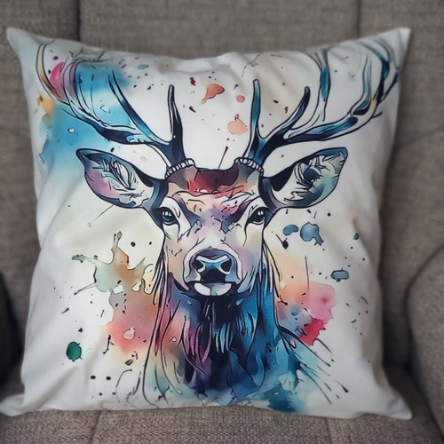 Deer stag white - white, zip