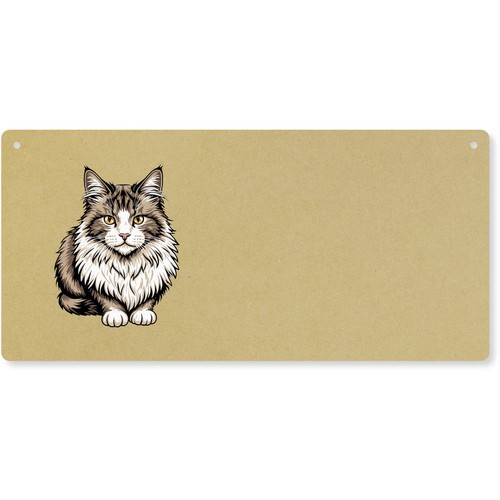 Norwegian forest cat - cat', door