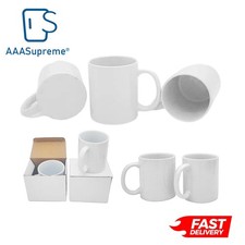 3A Sublimation 144/72 White Mugs 11oz Handle Individual Box double layer coated 