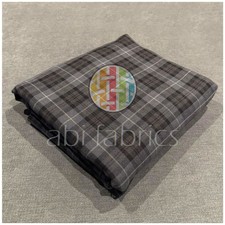 Fraser Grey Tartan Fabric