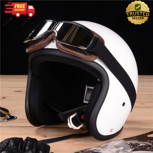 Vintage leather motorcycle - vintage,