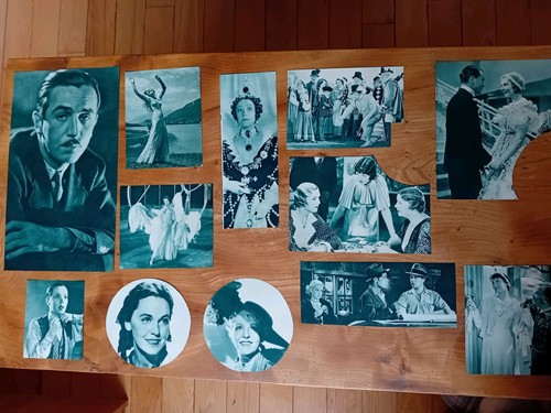 Paper scraps 1930 s - scraps, film