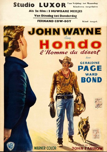 Hondo 1953 movie - hondo, poster