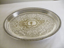 Vintage Oval Silver Plated