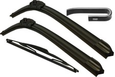 Front & Rear Windscreen Wiper Blades For Renault Kangoo Rear Tailgate MPV 09>12