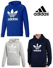 Adidas Men's Trefoil Fleece Hoodie / Hooded Sweatshirt