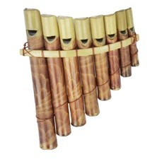 Pan flute made of bamboo wood