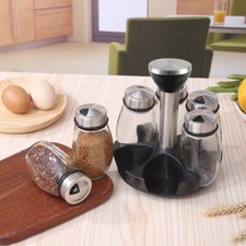 Rotating Spice Rack With 6