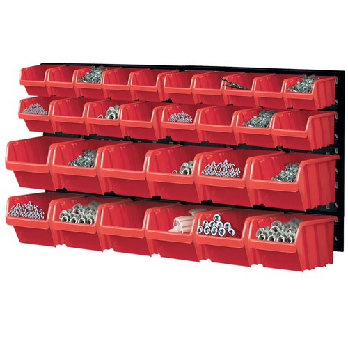 Wall mounted tool peg board - wall,