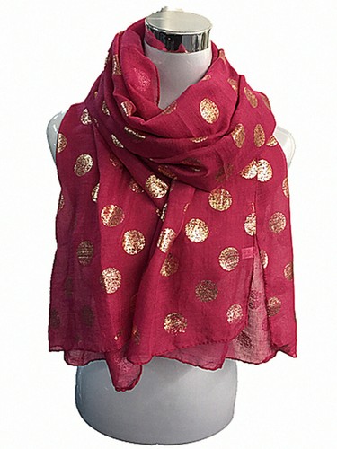 Ladies women foil - scarf, with