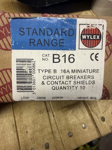 Wylex 16a curve b - sk,