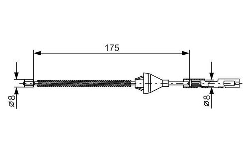 Genuine bosch rear - genuine, right