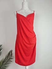 H&M Deep Orange Wrap Dress