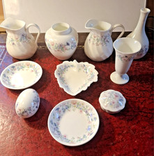 A Chaming, Vintage Collection of Wedgwood 'Angela'  Bone China Items - 10 Pieces