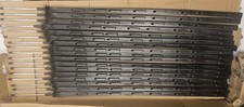 25x Electric Fence Posts 48in Black - 17 PERFECT + 8 TRANSPORT DAMAGED (Top Cap)