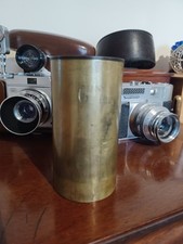 Antique Brass Projector Equi Lens 6" 53mm Outer Diameter 100mm Long