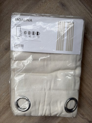 Ikea moalina cream curtains - moalina,