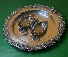 Vintage silver-plated serving