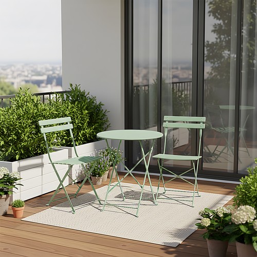 Piece folding table and - 3-piece,