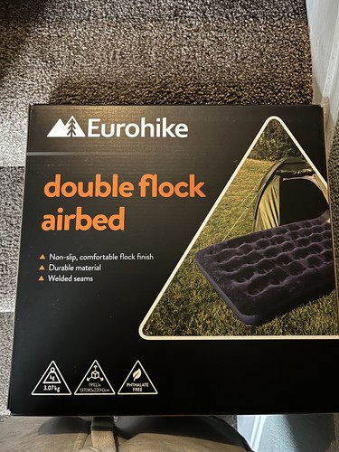 Double flocked camping - flocked, airbed