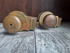 2 Antique Art Deco Corbin Door Lock Heavy Duty Brass  FOR RESTORATION REPAIR  