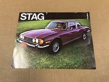 Vintage Triumph Stag Dealership Salesman Brochure