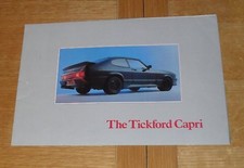 Tickford Capri Brochure 1984 -