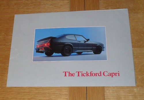 Tickford capri brochure - tickford,