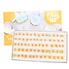 Fun Fonts Embossing Collection - For Cupcakes & Cookies Collection 2