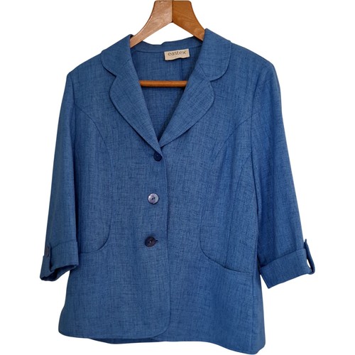 Eastex blue blazer - 3/4, sleeve