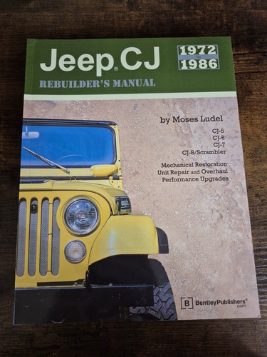 Jeep rebuilder manual - cj,