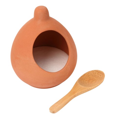 Salt cellar and spoon - spoon, set