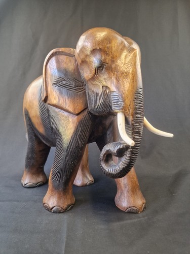 Handcrafted wooden elephant - handcrafted,