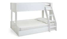 Habitat Ultimate Triple Double Single Bunk Bed White Kids Childrens Room