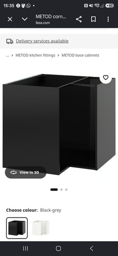 Metod ikea corner cabinet - cabinet, new