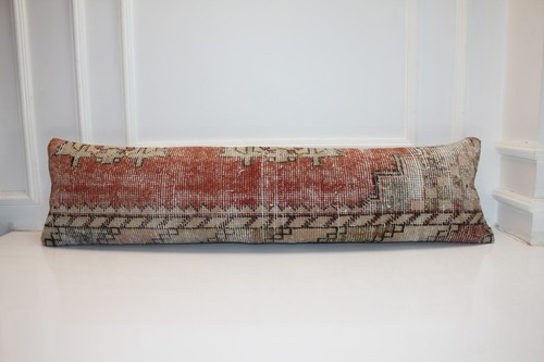 Vintage turkish lumbar pillow - turkish,