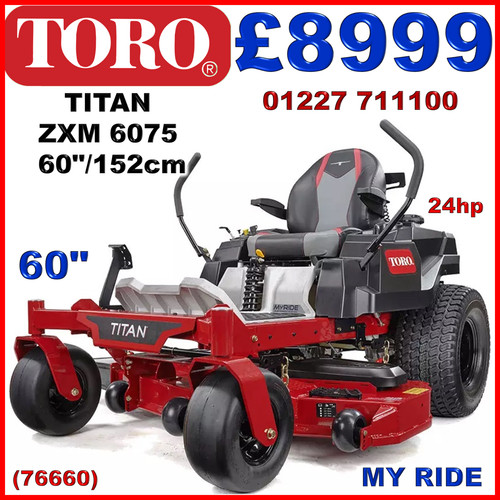 Toro titan zx6075 zero - zx6075, turn