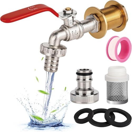 Garden tap with kit inch - tap, 1/2