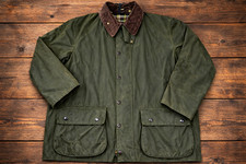 Barbour Border Wax Jacket Mens