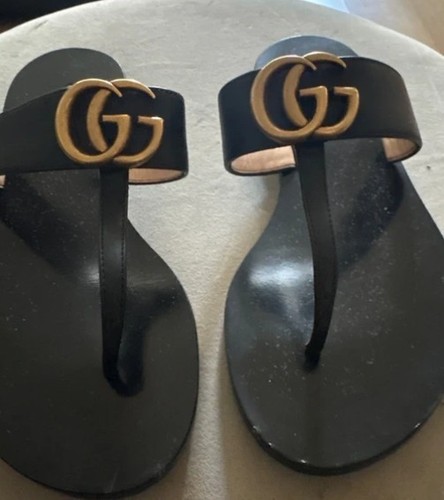 Gucci marmont thong - gucci, sandals
