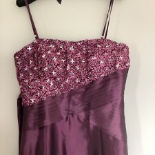Bridesmaid, Evening, Prom, Occasion Dress Damson Plum  Size 18/20